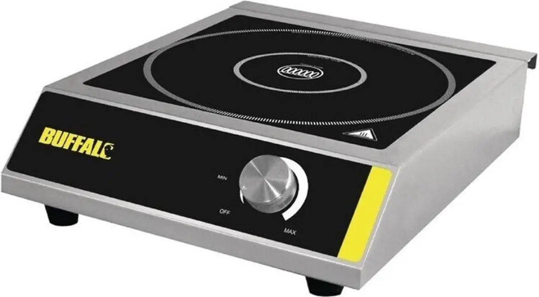 Buffalo CE208-E-03 Inductiekookplaat 3000W - 1 Zone - Zilver