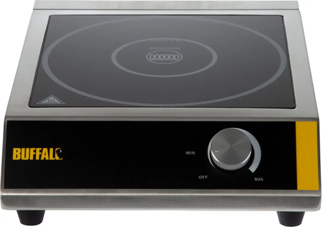 Buffalo CE208-E-03 Inductiekookplaat 3000W - 1 Zone - Zilver