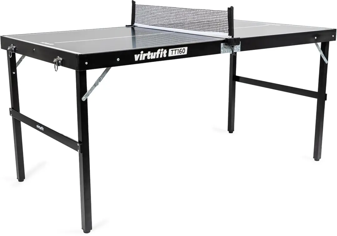 VirtuFit Mini Tafeltennistafel TT160 - 2 Batjes & 3 Ballen