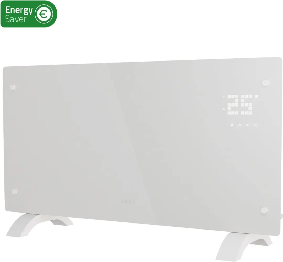 Hombli HBCH-0309 Convectorkachel 2000W - Wit Glas