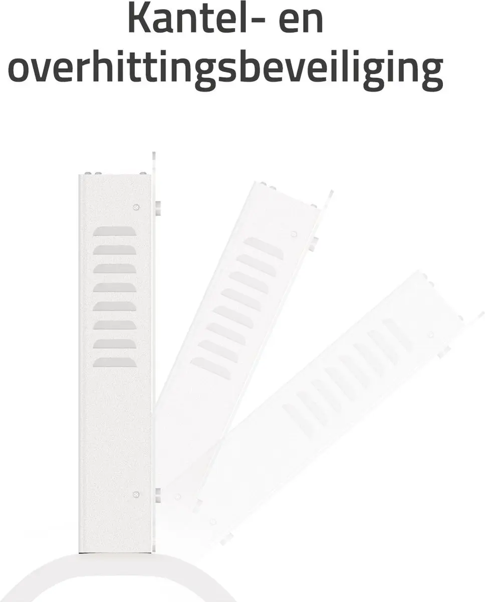 Hombli HBCH-0309 Convectorkachel 2000W - Wit Glas - afbeelding 6 van 6