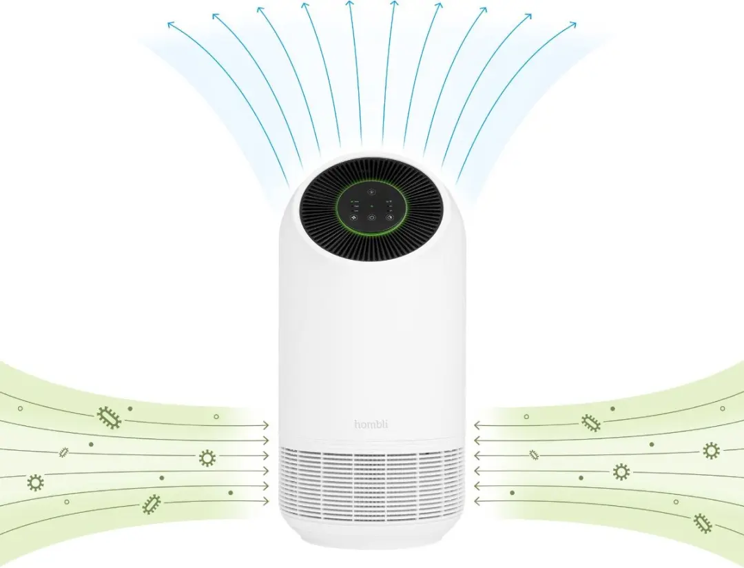 Hombli Smart Air Purifier HBAP-0109 - HEPA 13 & Actieve Kool - Wit
