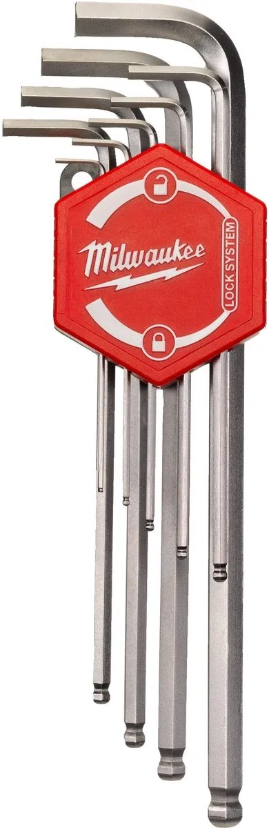 Milwaukee Inbussleutel Set 9-delig 4932478621