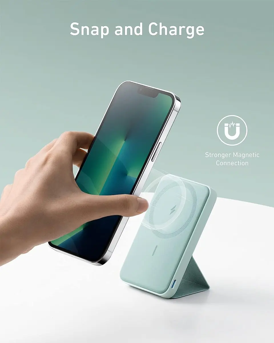 Anker 622 MagGo Powerbank 5000mAh - Mintgroen