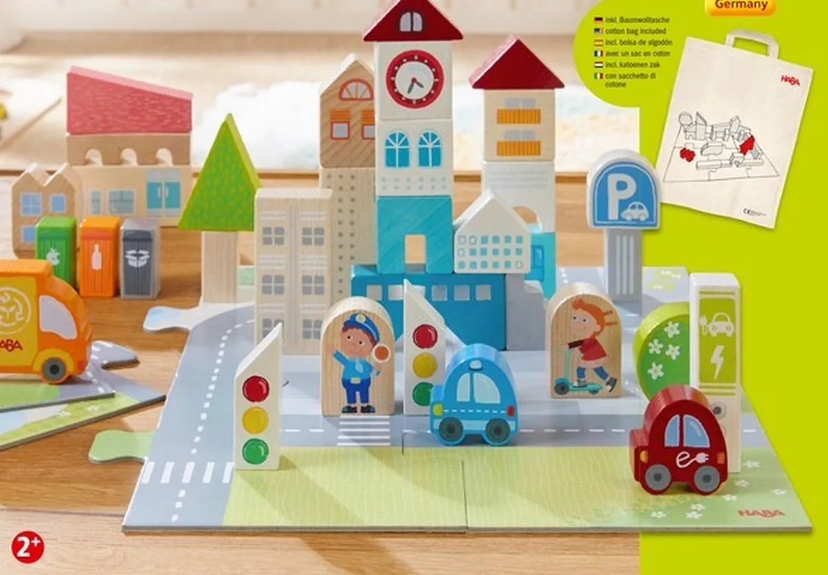 Haba Speelwereld Stadsleven Puzzel 40-delig - 18+ maanden - afbeelding 6 van 6