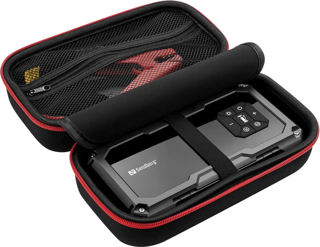 Sandberg Powerbank Auto Jumpstarter 10000mAh - 5 Outputs - Zwart