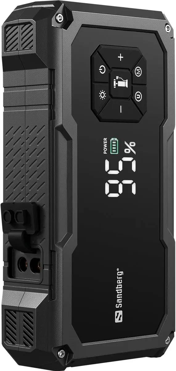 Sandberg Powerbank Auto Jumpstarter 10000mAh - 5 Outputs - Zwart - afbeelding 6 van 6