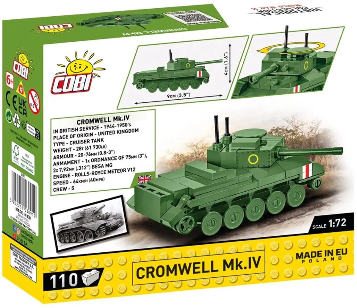 Cobi Cromwell MK.IV - COBI-3091 - 110 Onderdelen