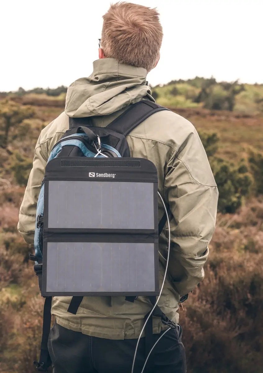 Sandberg 420-40 Zonnepaneel 13W - 2xUSB - Zwart