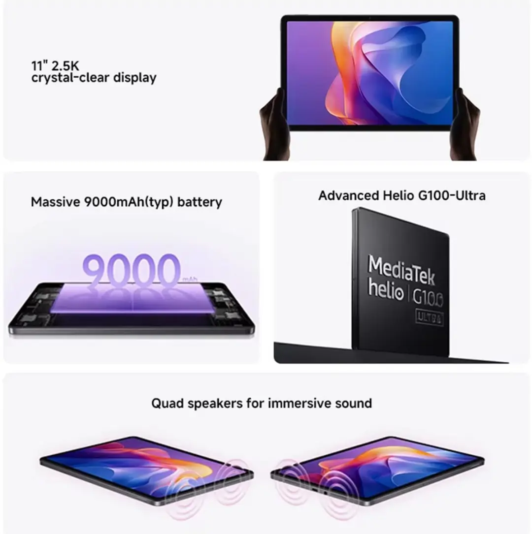 Xiaomi Redmi Pad 2 Tablet - 256GB - Mint Groen