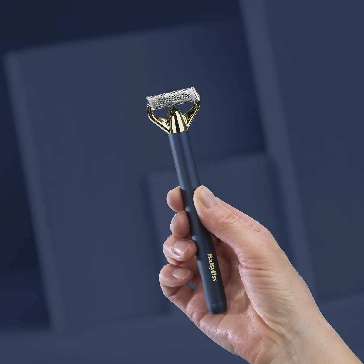 Babyliss X-Blade Super-X Metal Series OT992E Scheerapparaat & Baardtrimmer - Blauw/Goud - 4 Opzetkammen
