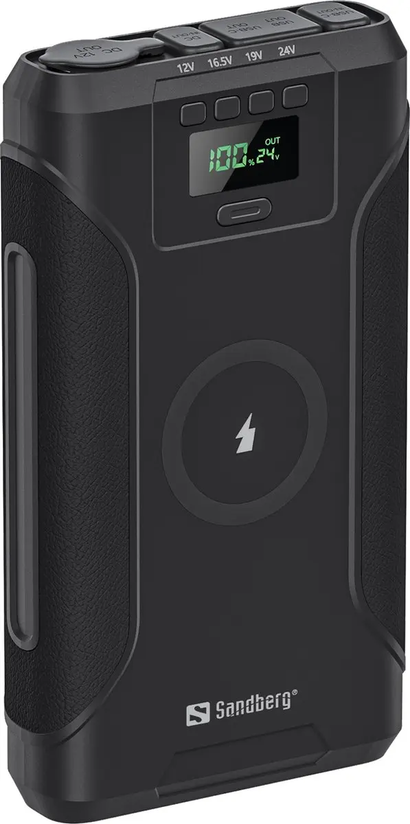 Sandberg Survivor Powerbank 76800mAh 120W - 7-in-1 Black