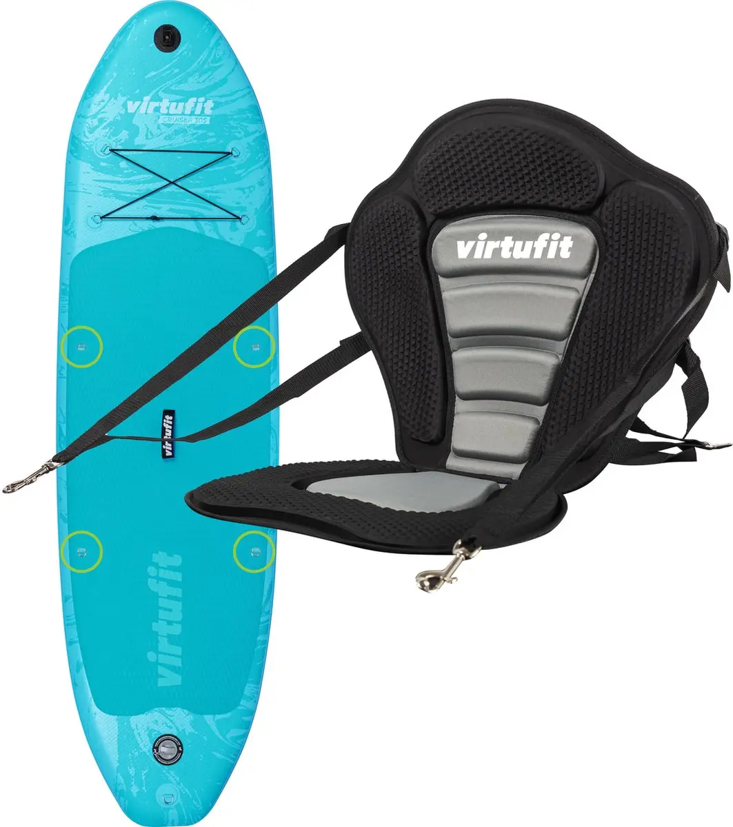 Virtufit Kayak Seat Pro Zwart