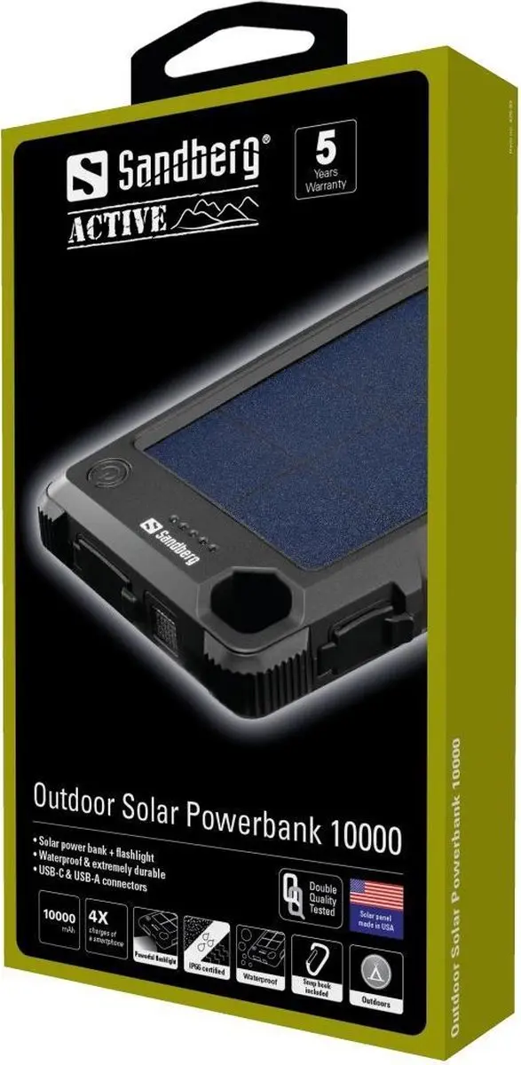 Sandberg 420-53 Solar Powerbank 10000mAh