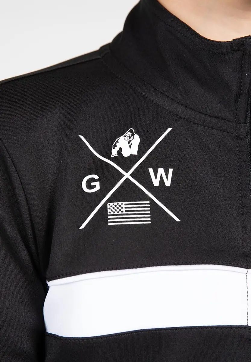 Gorilla Wear Vernon Kids Trainingsjas 140 - Zwart
