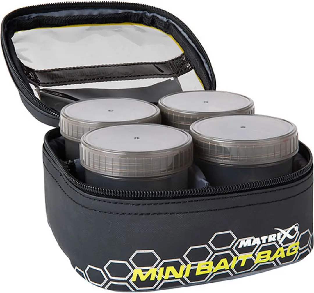 Matrix Fox Mini Bait Bag - 6 Stuks - Grey/Lime