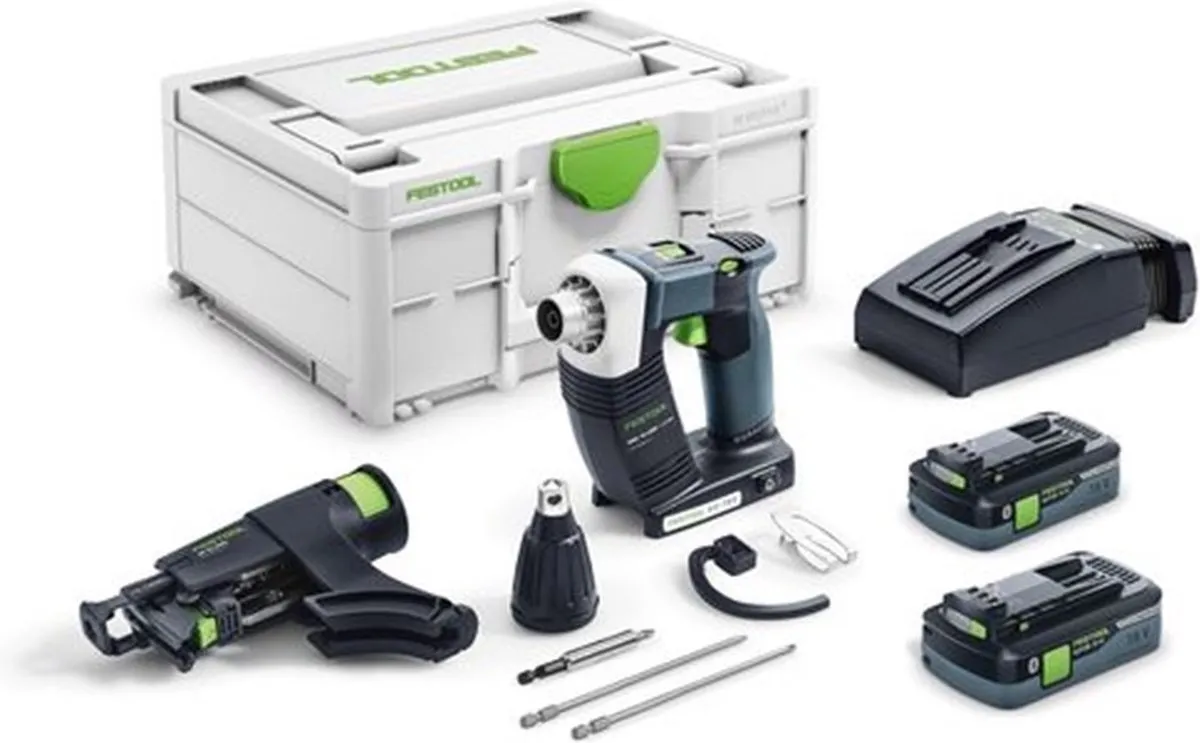 Festool DURADRIVE DWC 18-4500 Bandschroefmachine - 14Nm - 2x 4,0Ah