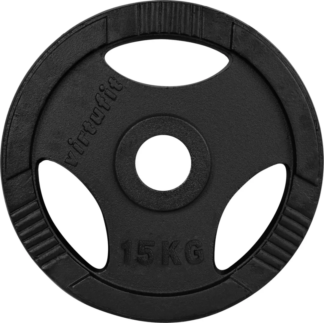 VirtuFit Olympische Halterschijf 50mm 15kg - Zwart
