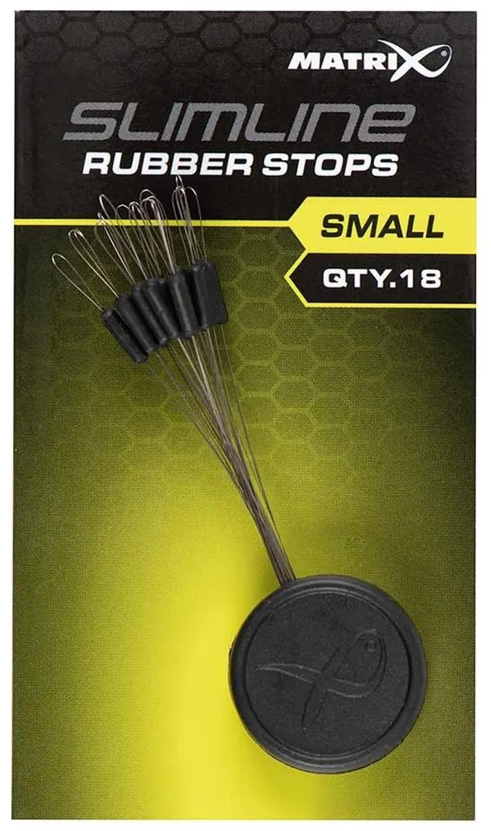 Matrix Slimline Rubber Stops Small - 18 Stuks - Zwart