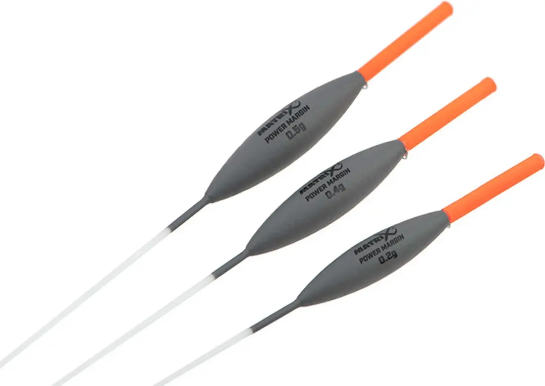 Matrix Power Margin Pole Float 0.50g - Grijs/Oranje/Wit