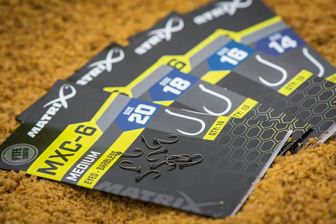 Matrix MXC-6 Barbless Haakjes - 10 Stuks - Grey/Black