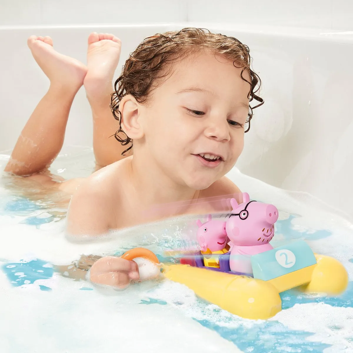 Peppa Pig - Waterfietsen met Papa Pig - Badspeelgoed