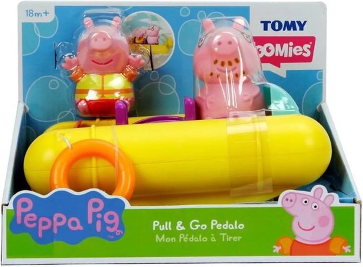 Peppa Pig - Waterfietsen met Papa Pig - Badspeelgoed