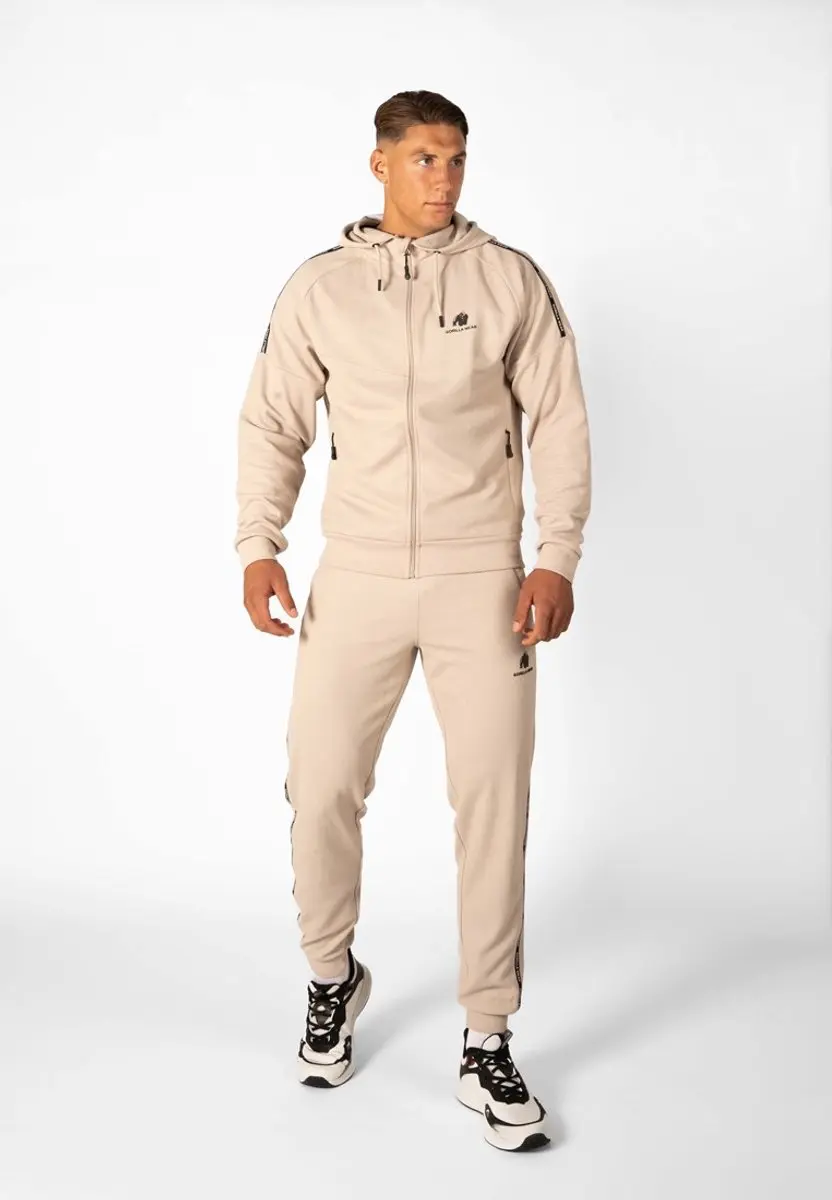 Gorilla Wear Harvey Trainingsbroek Beige - 2XL