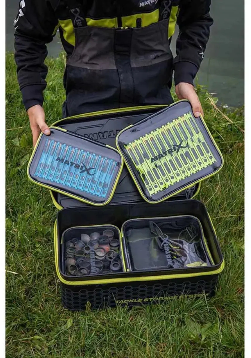 Matrix Shallow EVA Case GLU166 - Zwart/Geel