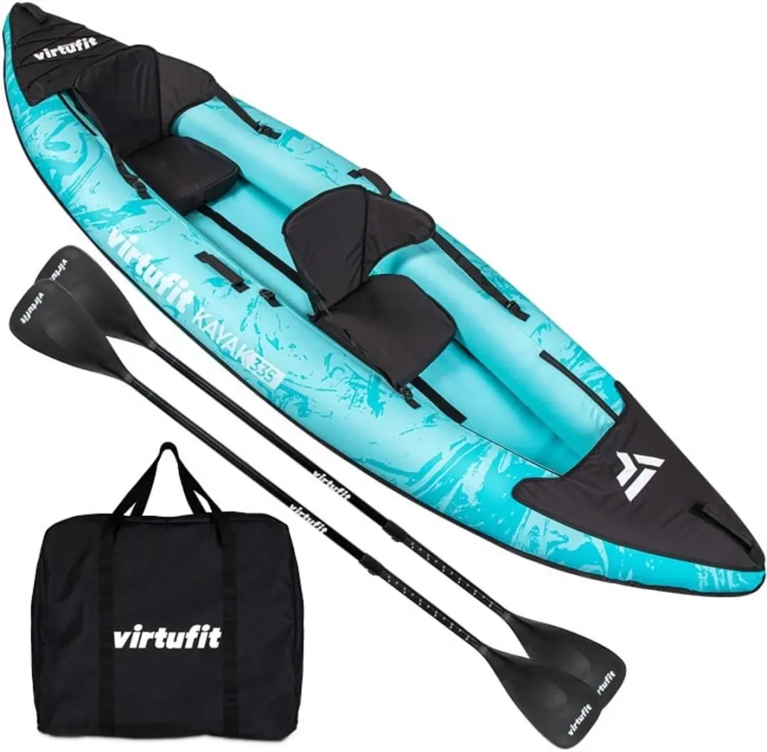 Virtufit Kayak 335 Opblaasbare Kajak - 2 Personen - Turquoise