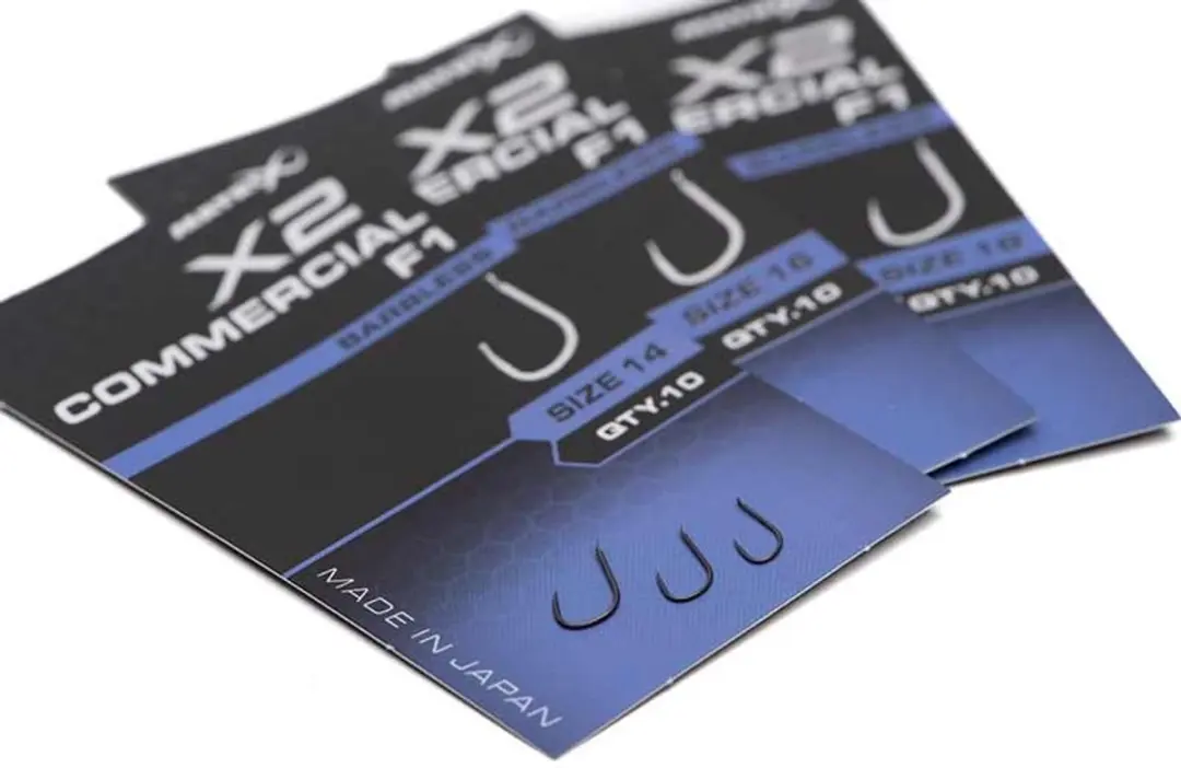 Matrix X2 Commercial F1 Spade-Barbless - 10 Stuks