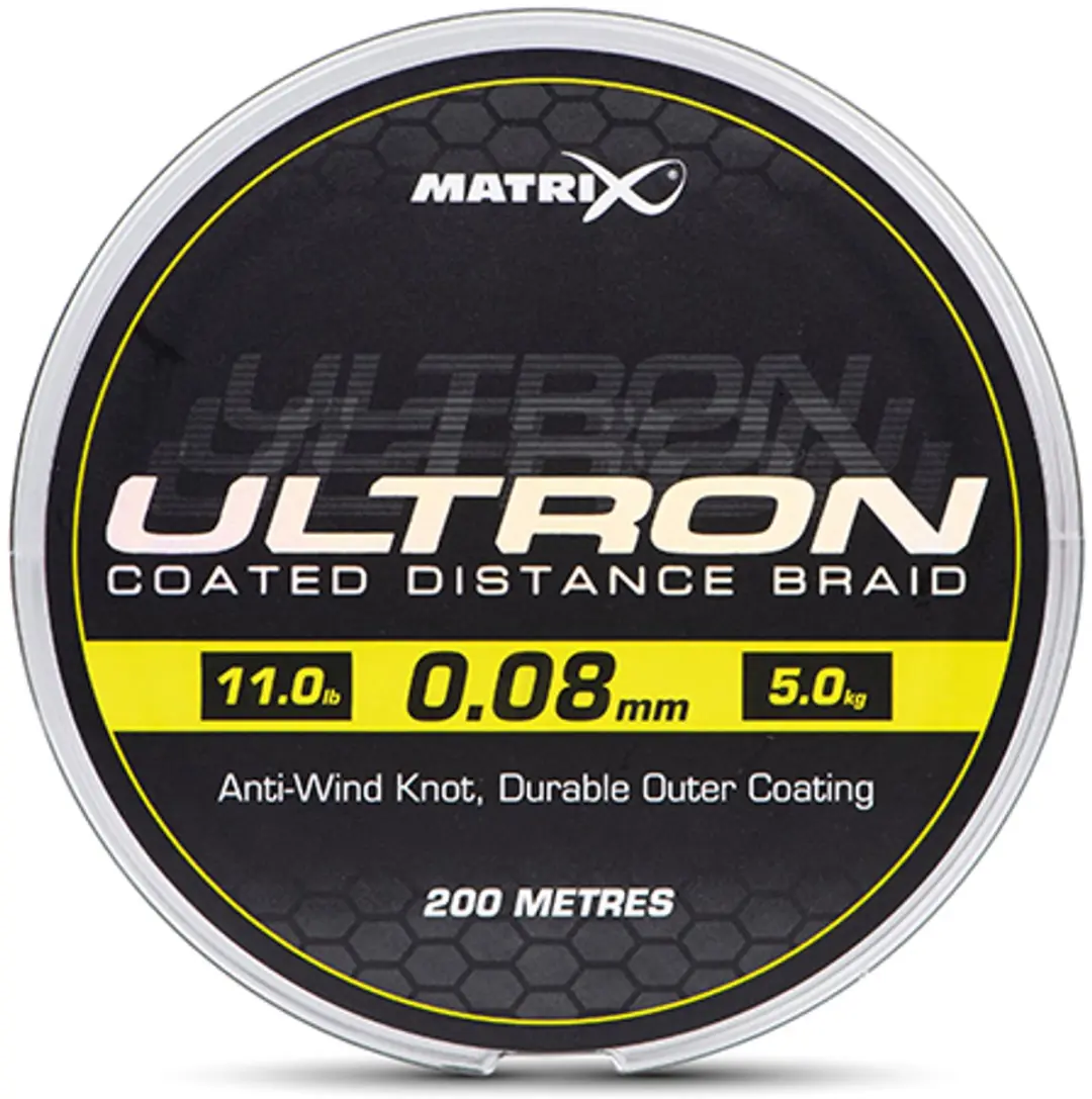 Matrix Ultron Coated Distance Braid 200m - Zwart - afbeelding 6 van 6