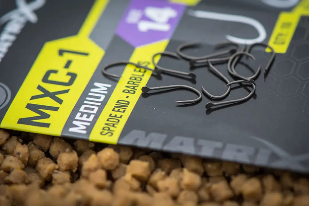 Matrix MXC-1 Barbless Haakset 20 - 10 Stuks - Grijs/Zwart - afbeelding 6 van 6