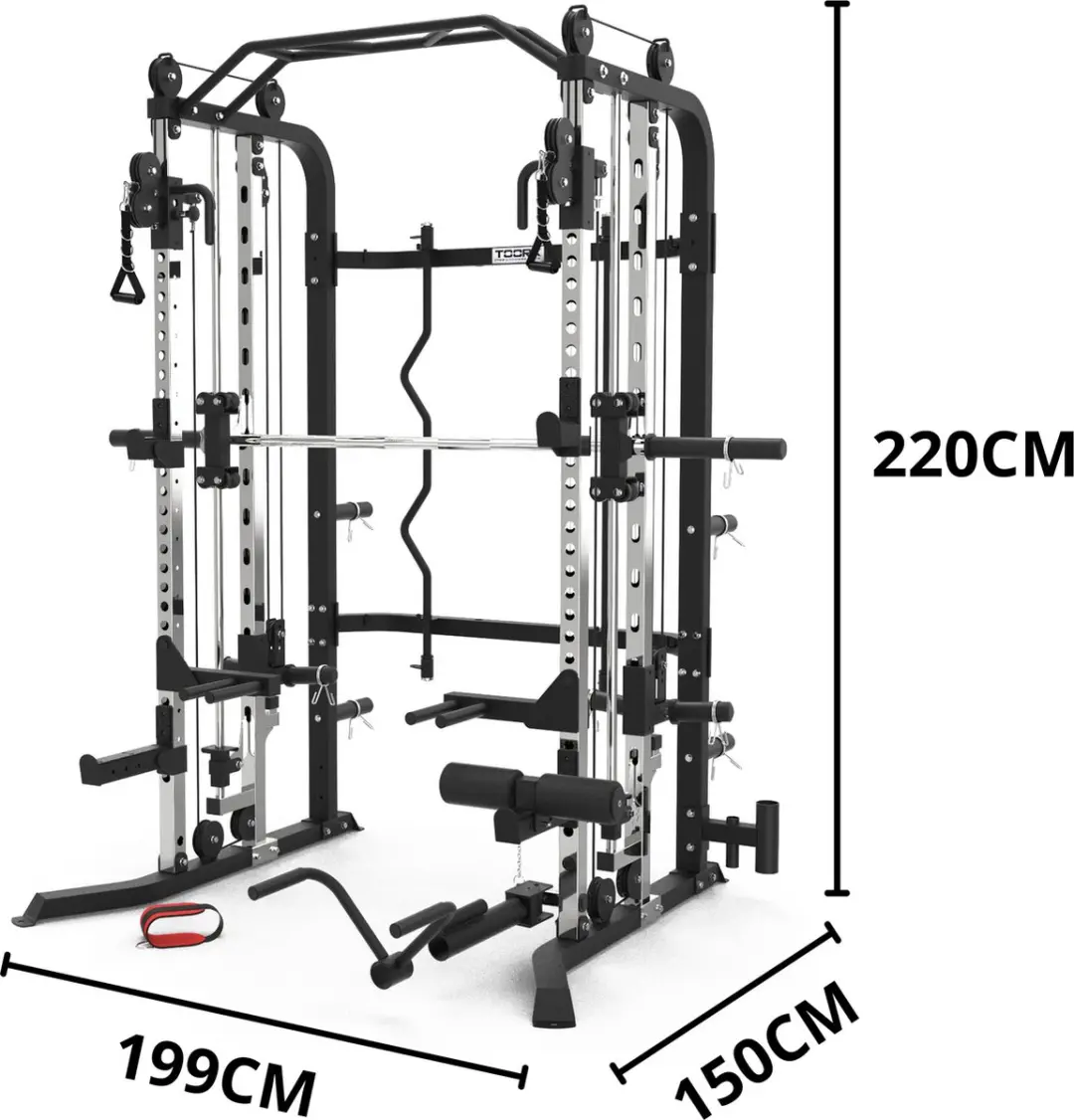Toorx ASX-2000 3-in-1 Smith Machine Krachtstation - Zwart