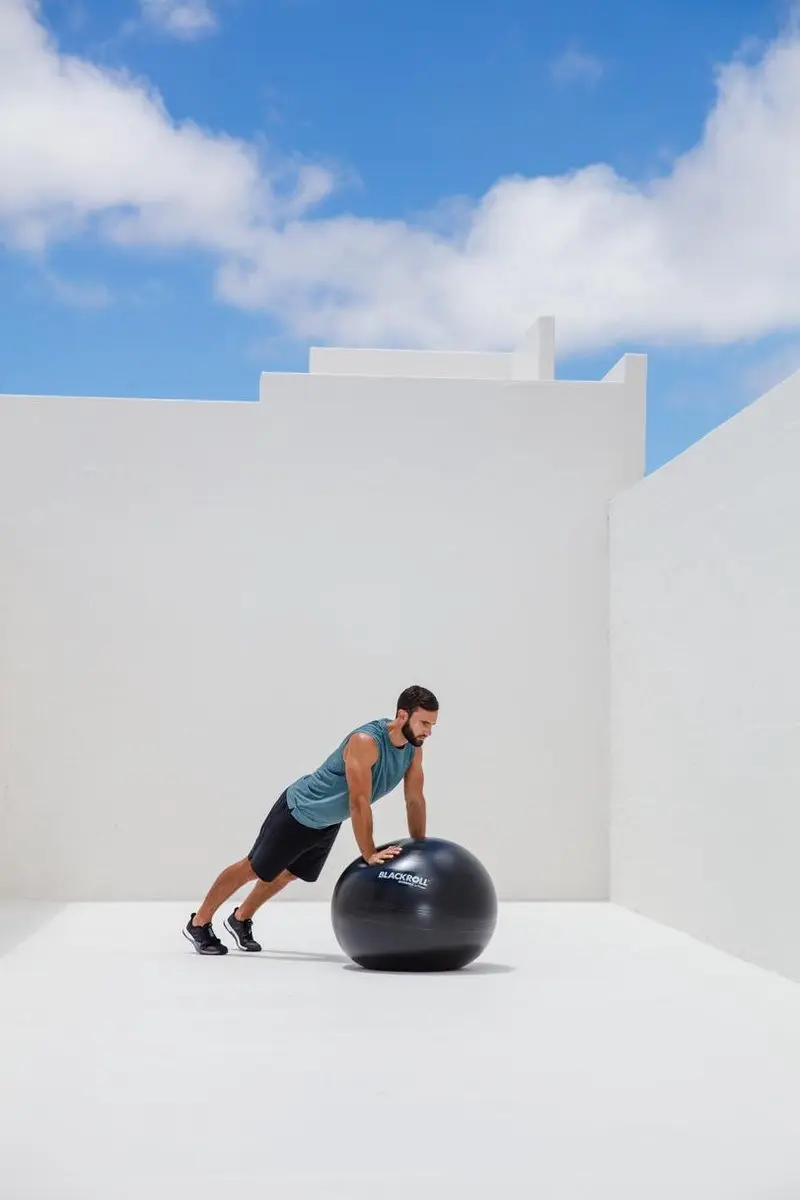 BLACKROLL Gymball 65cm - Anti-Burst - Zwart