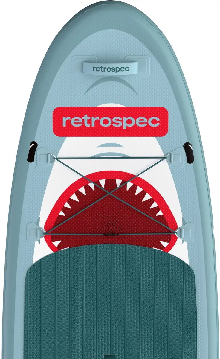 Retrospec Opblaasbaar SUP 259cm - Blauw/Wit/Rood - Incl. peddel & accessoires