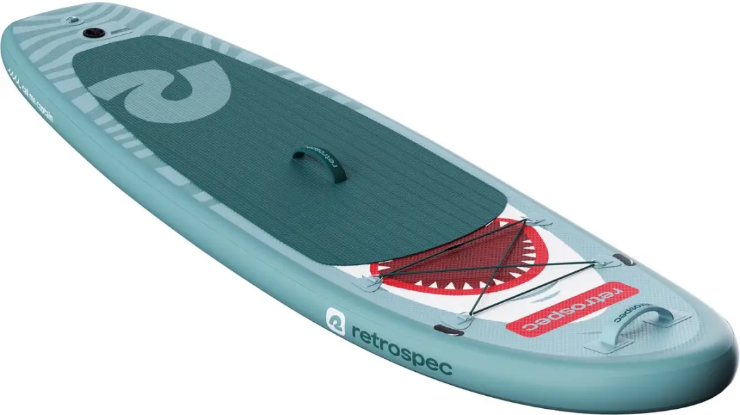 Retrospec Opblaasbaar SUP 259cm - Blauw/Wit/Rood - Incl. peddel & accessoires