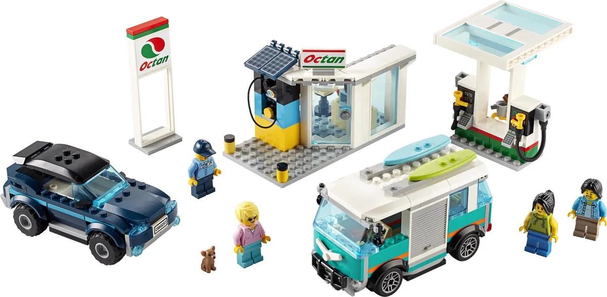 LEGO City Benzinestation 60257 - 354 Stukken