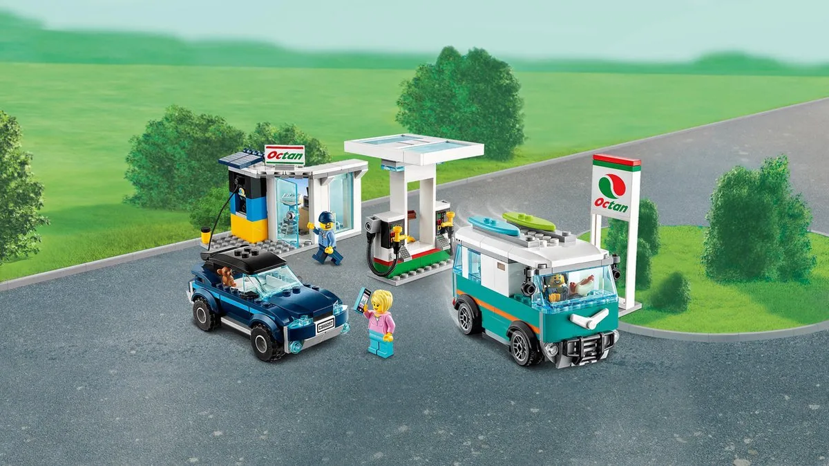 LEGO City Benzinestation 60257 - 354 Stukken