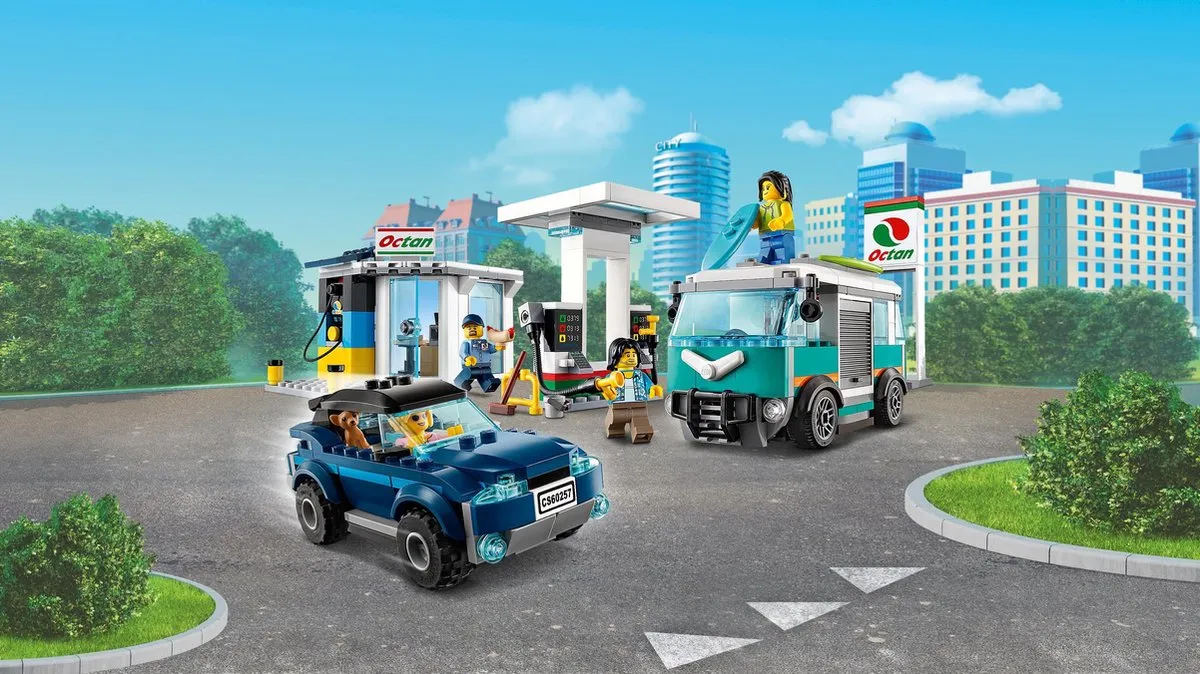 LEGO City Benzinestation 60257 - 354 Stukken
