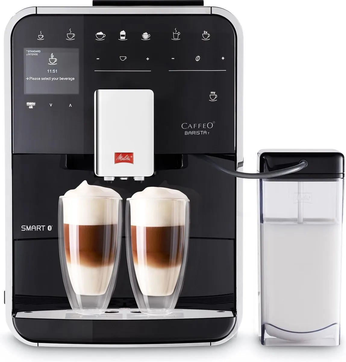 Melitta Barista Smart T F830-102 Volautomaat Espressomachine - Zwart