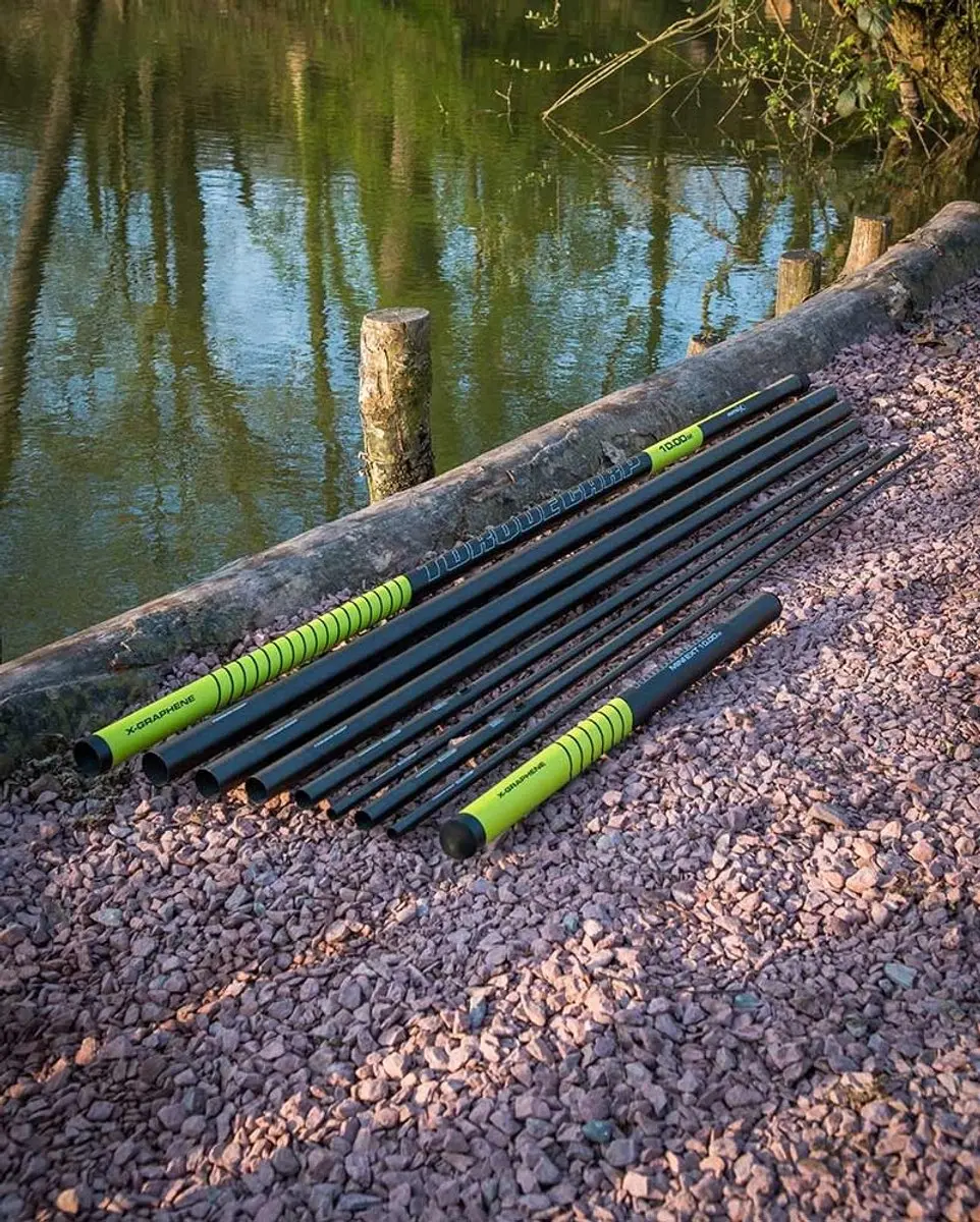 Matrix Torque Carp Power Pole Package 10.00m - Zwart/ Groen