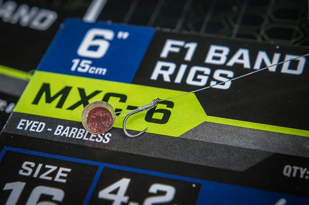 Matrix Onderlijnen MXC-6 F1 Band Rigs 15cm - 8 Stuks