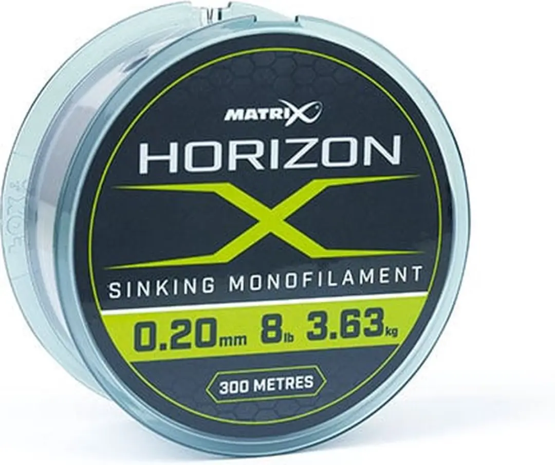Matrix Horizon X Sinking Monofilament 0.16mm - 300m - Clear