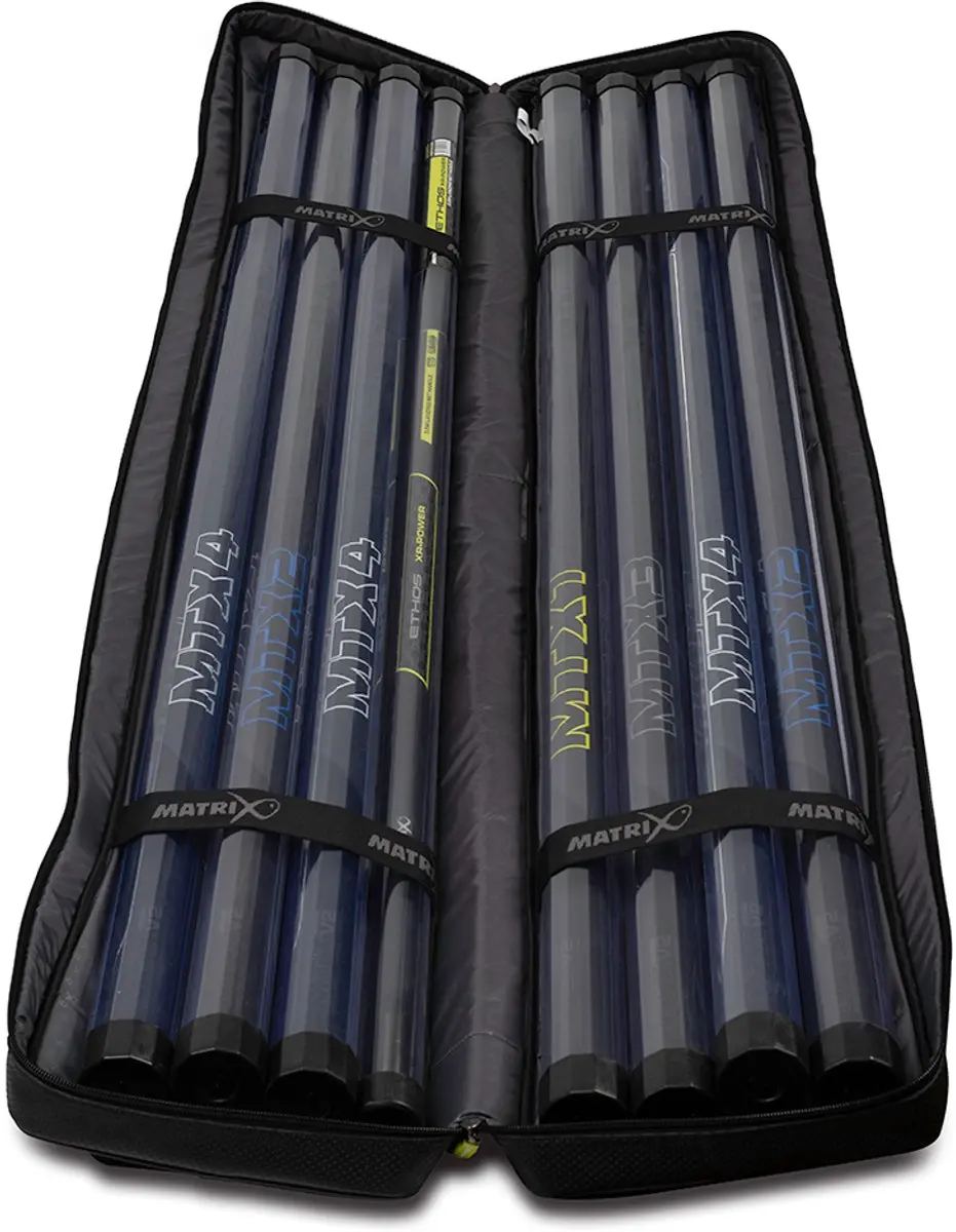 Matrix Ethos 6-8 Tube Holdall Foudraal - 6 Hengels - Zwart