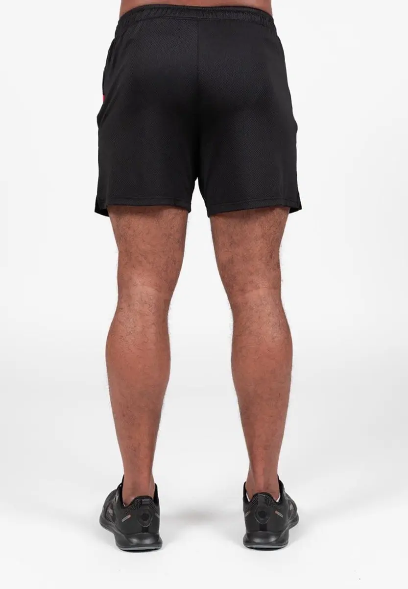 Gorilla Wear Miles Mesh Korte Broek 3XL - Zwart