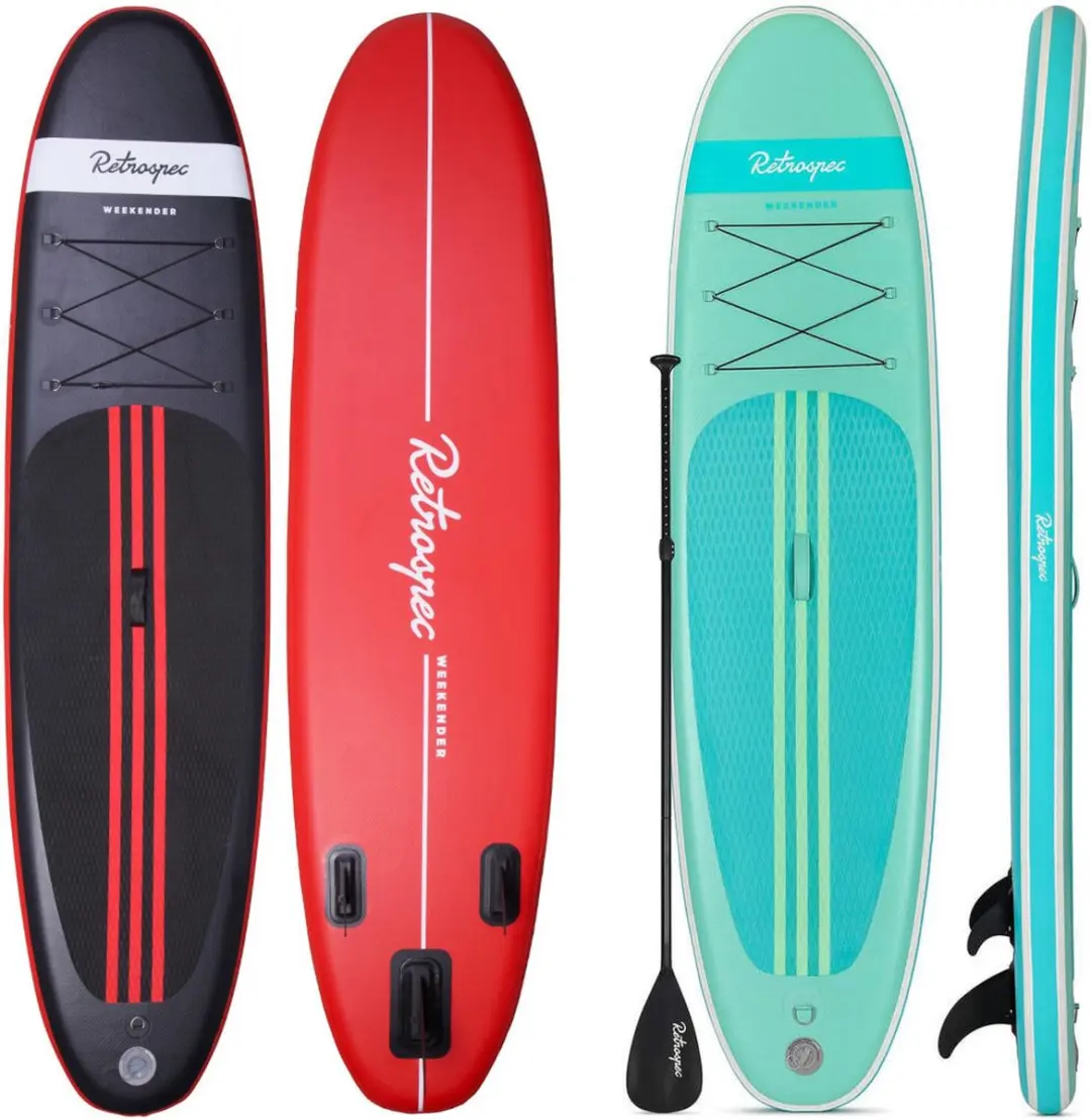 Retrospec Weekender 10' Opblaasbare SUP - Zwart