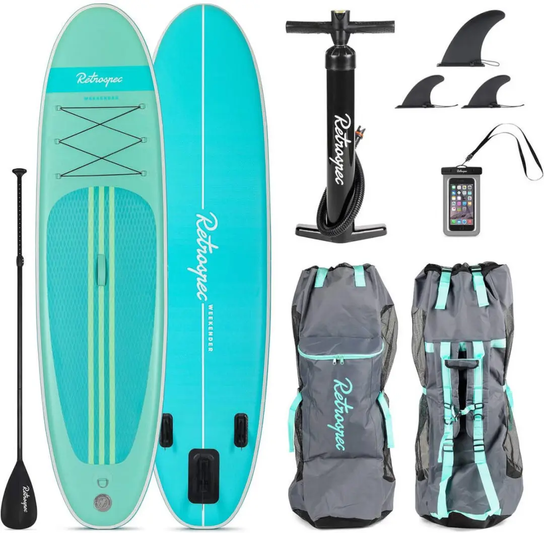 Retrospec Weekender 10' Opblaasbare SUP - Zwart