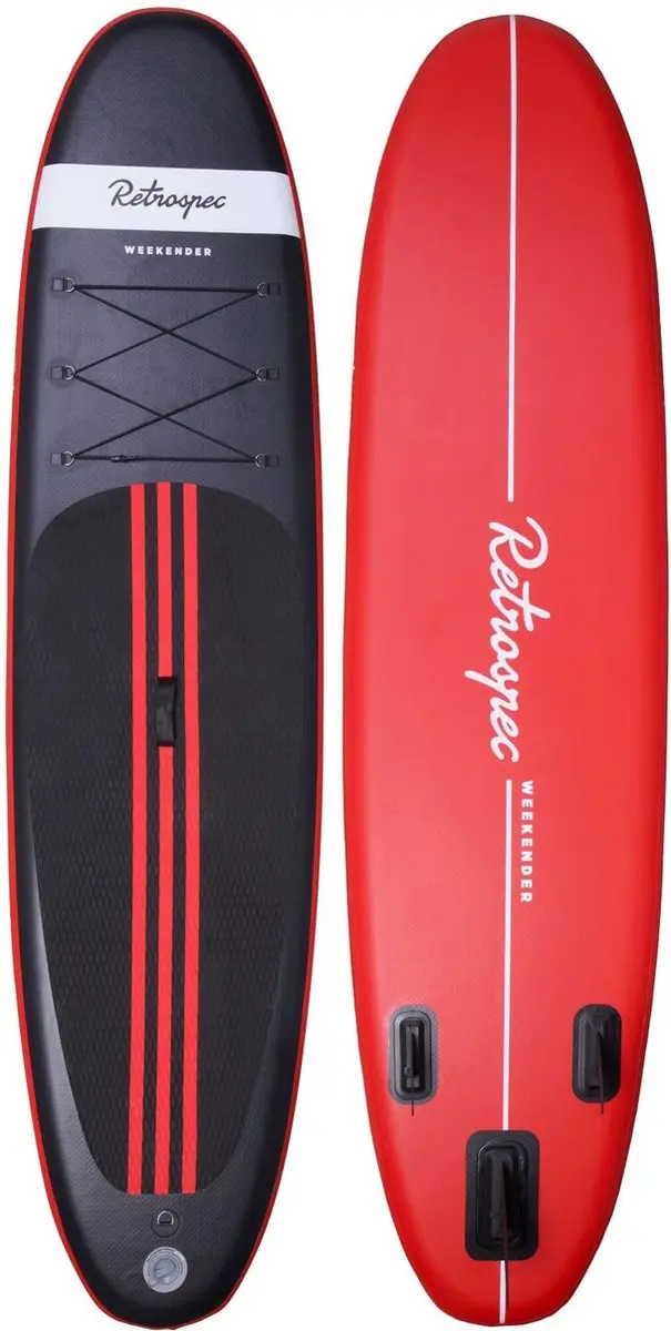 Retrospec Weekender 10' Opblaasbare SUP - Zwart - afbeelding 6 van 6