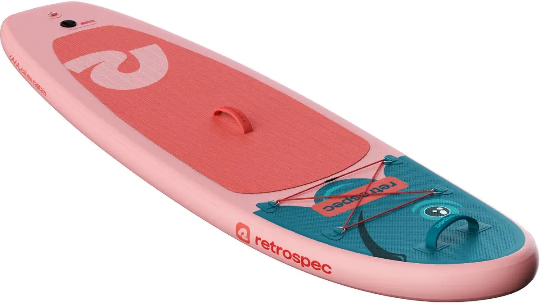 Retrospec Opblaasbaar SUP 259cm - Roze/Blauw - Incl. peddel & accessoires